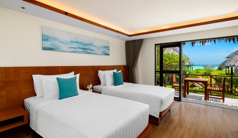 SAii PhiPhi Island Village Deluxe Sea View Bungalow Twin Bed View